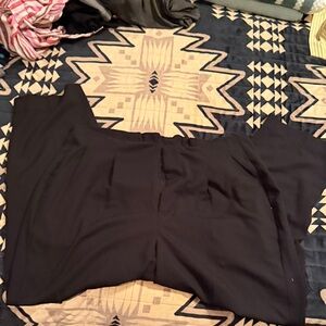 Black Wide-Leg Pants